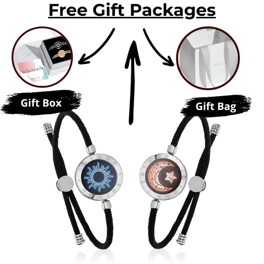 Pulseras para Parejas con Vibración y Luz