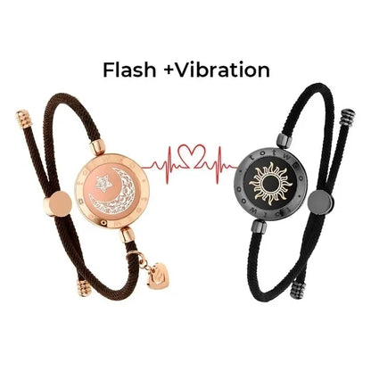 Pulseras para Parejas con Vibración y Luz